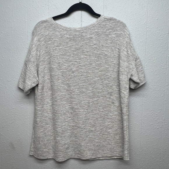Pure Jill Relaxed Elegant Feminine Contemporary Womens Short Sleeve Sweater Sz M - Picture 6 of 11